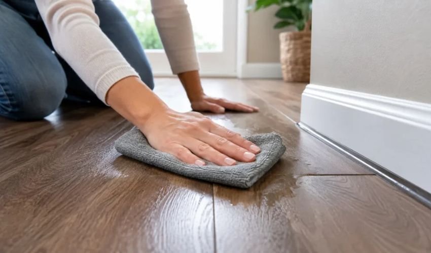 Dry the Floor Immediately After Cleaning
