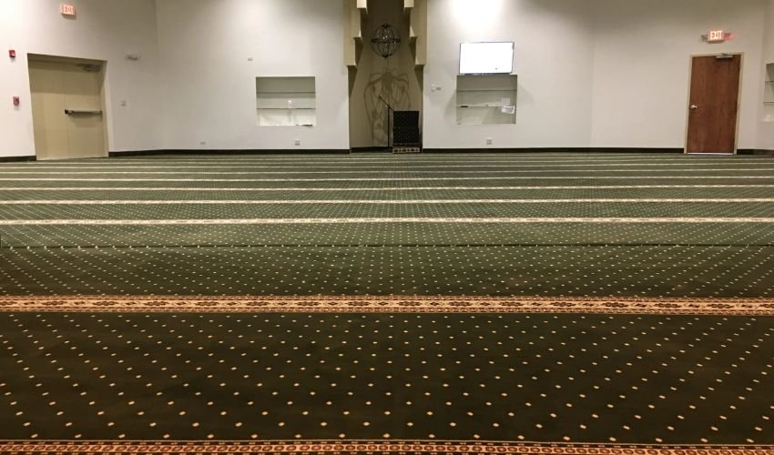 Green Border Masjid Carpet