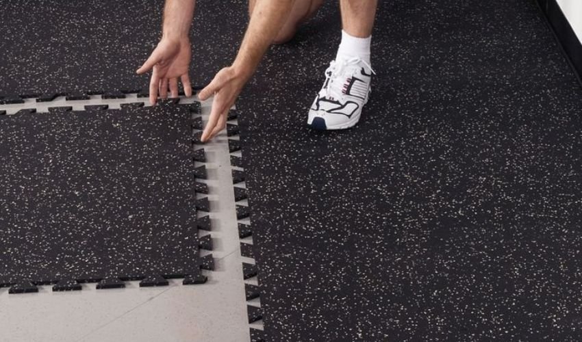 Interlocking Rubber Flooring