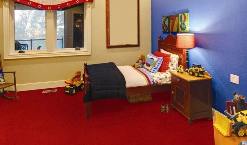 Wall-to-Wall Carpet Kids Room