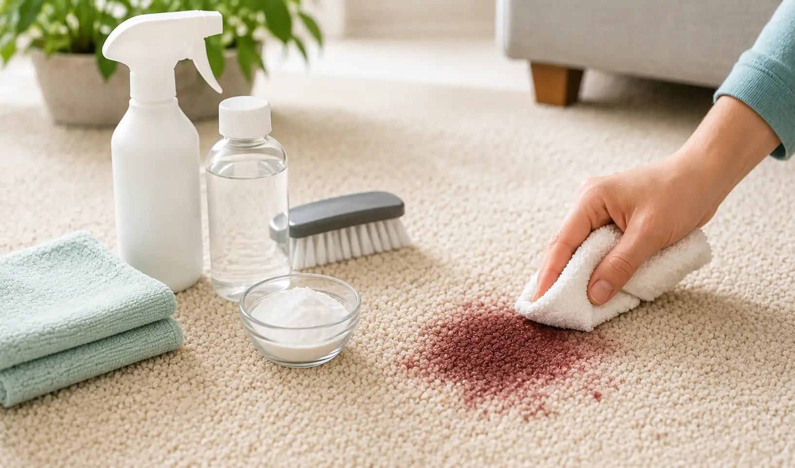 How to Get Rid of Carpet Stains