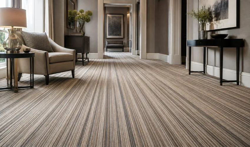 Striped Wall-to-Wall Carpet Designs