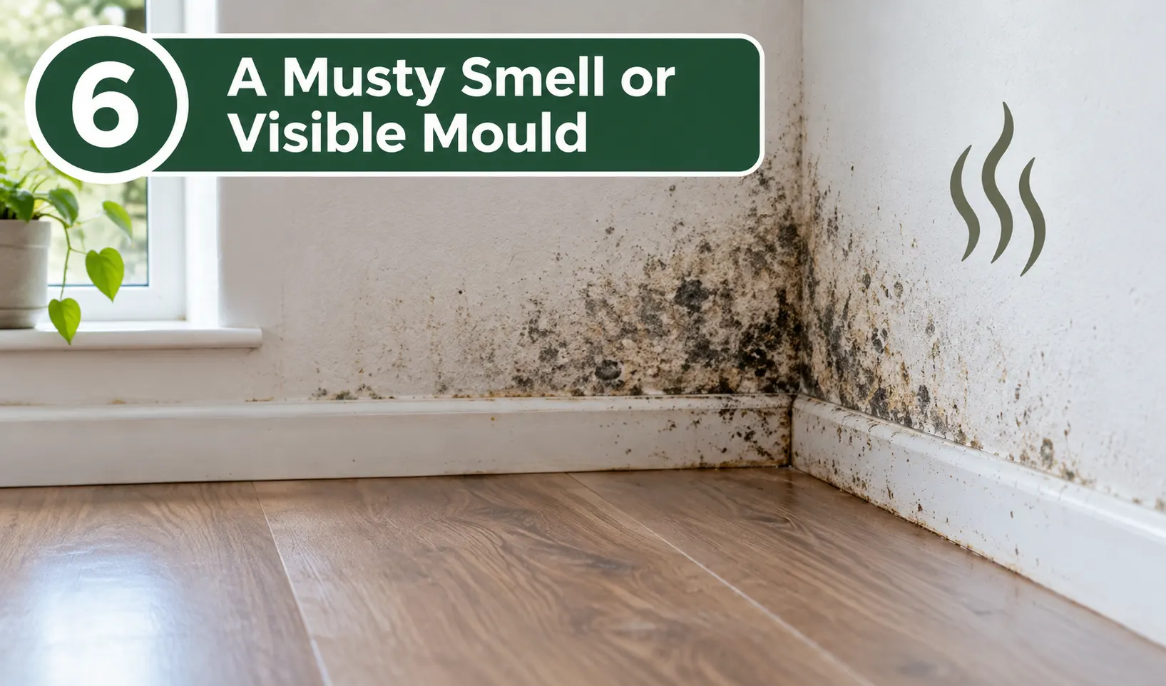 A Musty Smell or Visible Mould