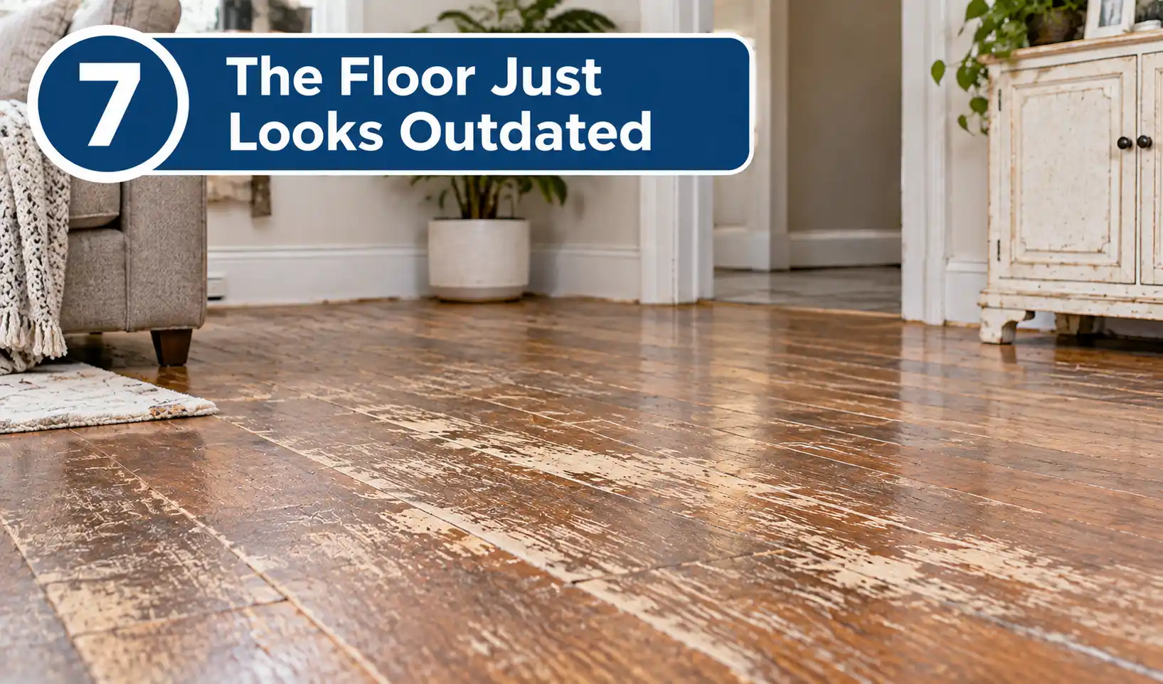 The Floor Just Looks Outdated