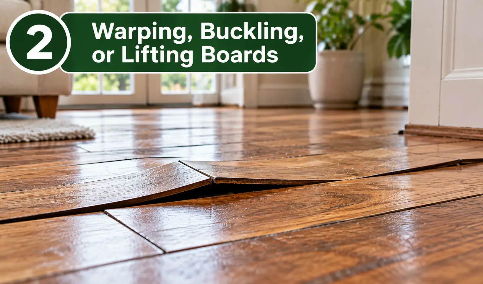 Warping, Buckling, or Lifting Boards