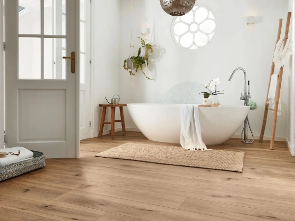 Bathroom flooring surface