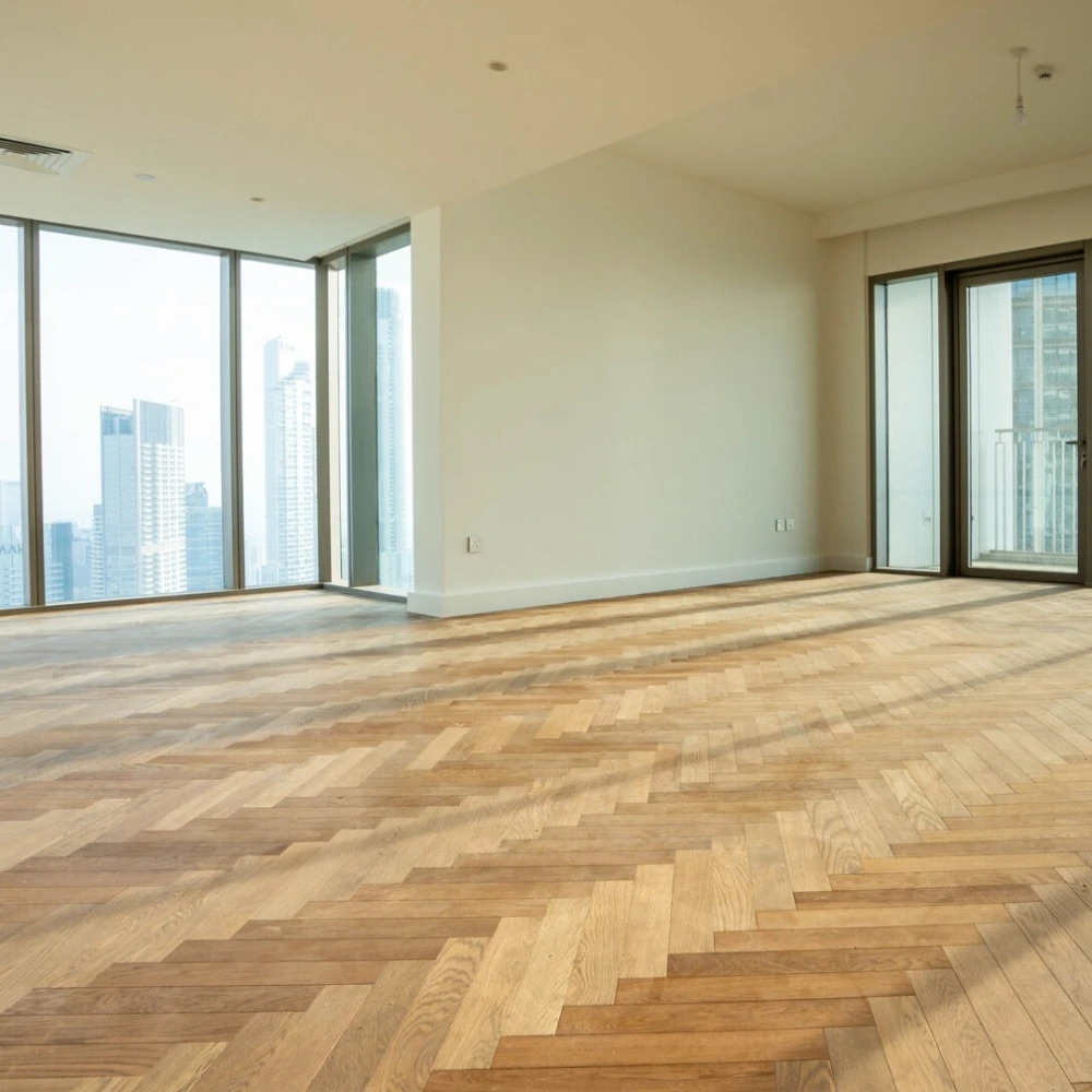 High-end flooring adding style and grace.