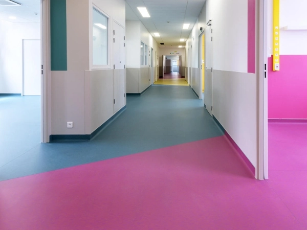 Hospital flooring surface