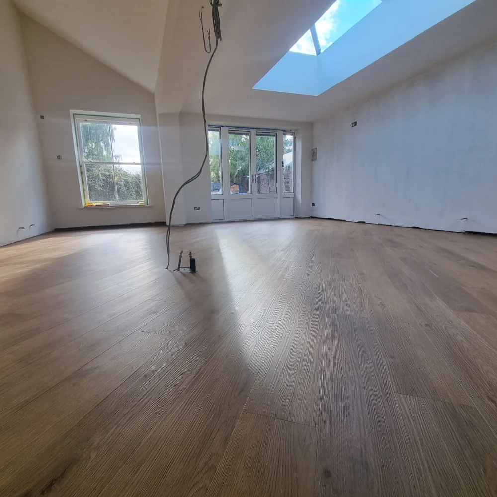 Vinyl flooring installation in Dubai