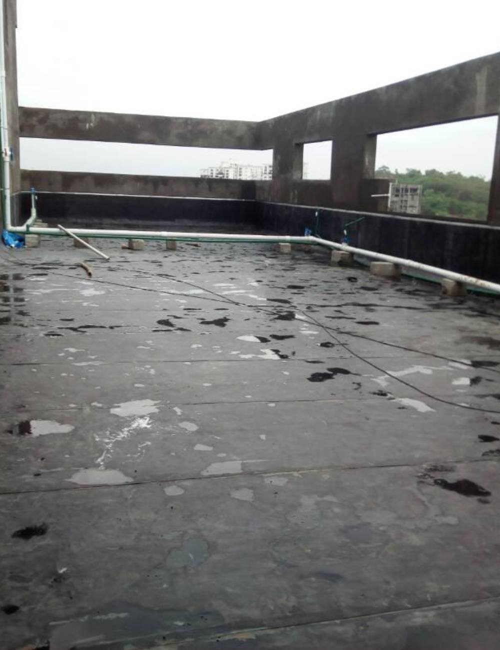 EPDM Rooftop Flooring System