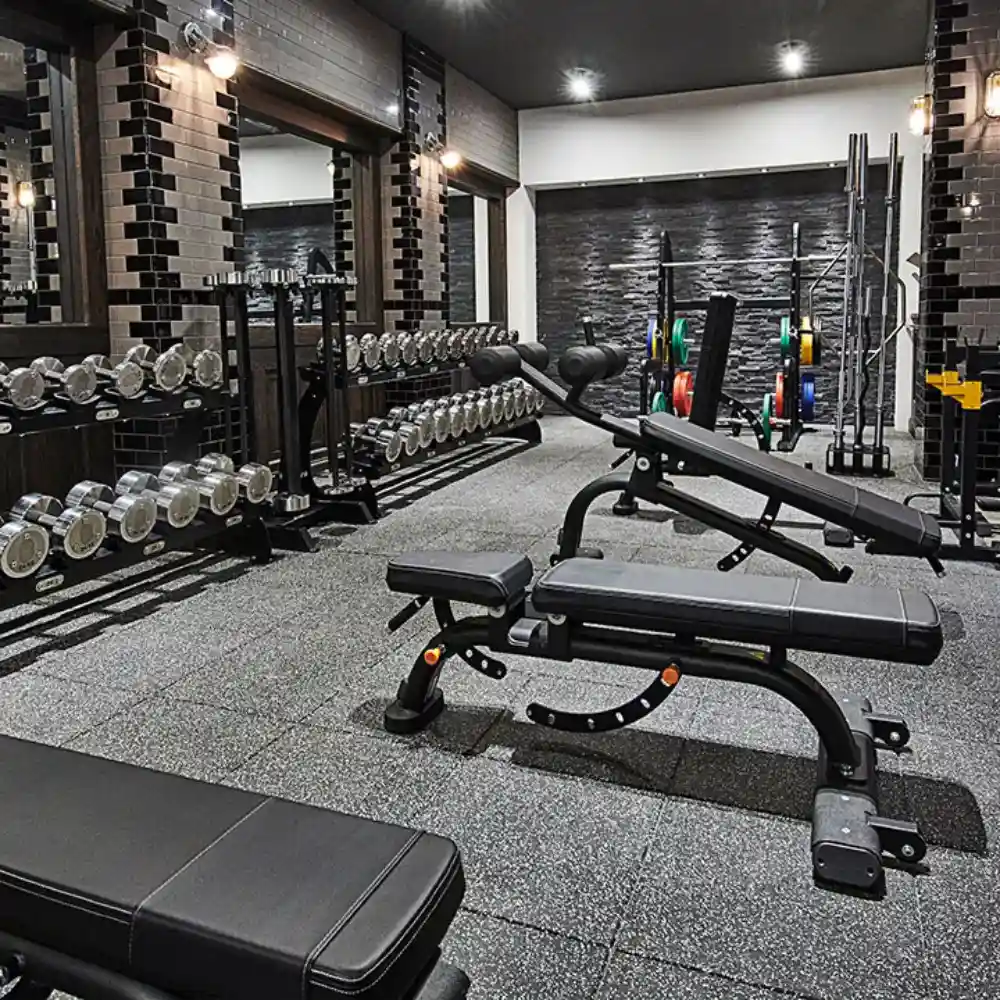 Free Weight Area Flooring