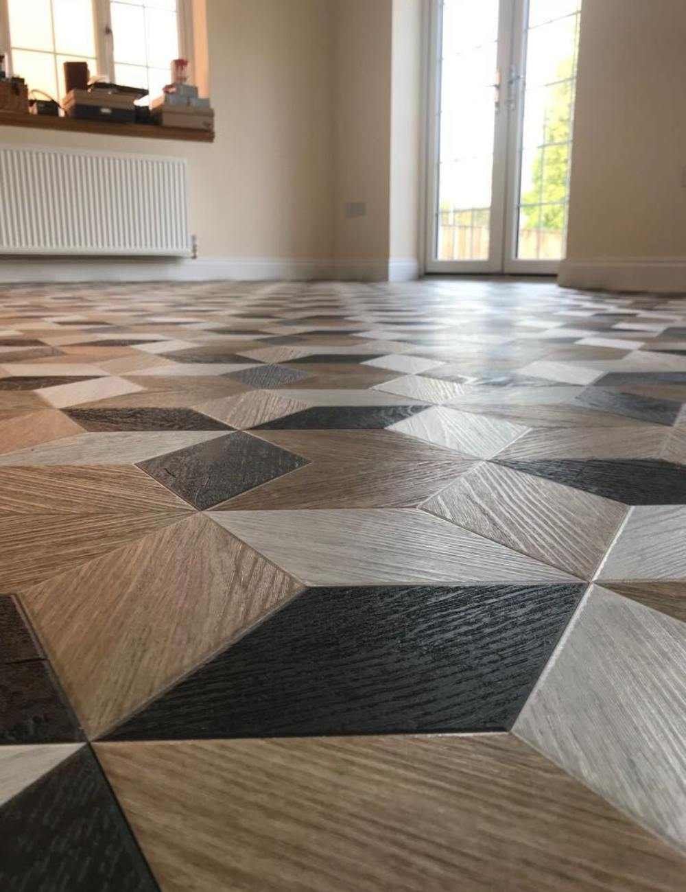 Geometric SPC Flooring
