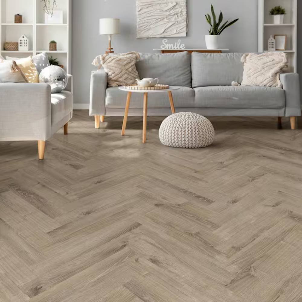Herringbone Pattern LVT Dubai