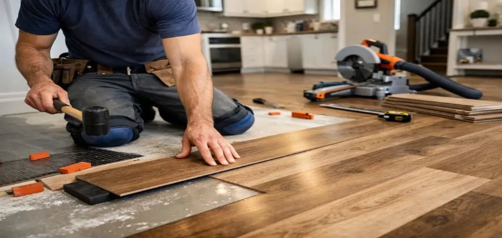 Home flooring installation Dubai