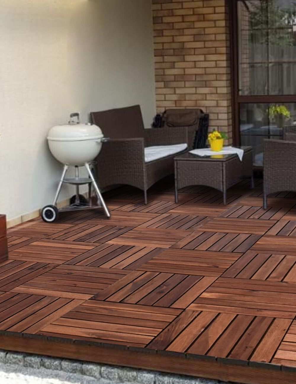 Acacia Hardwood Deck