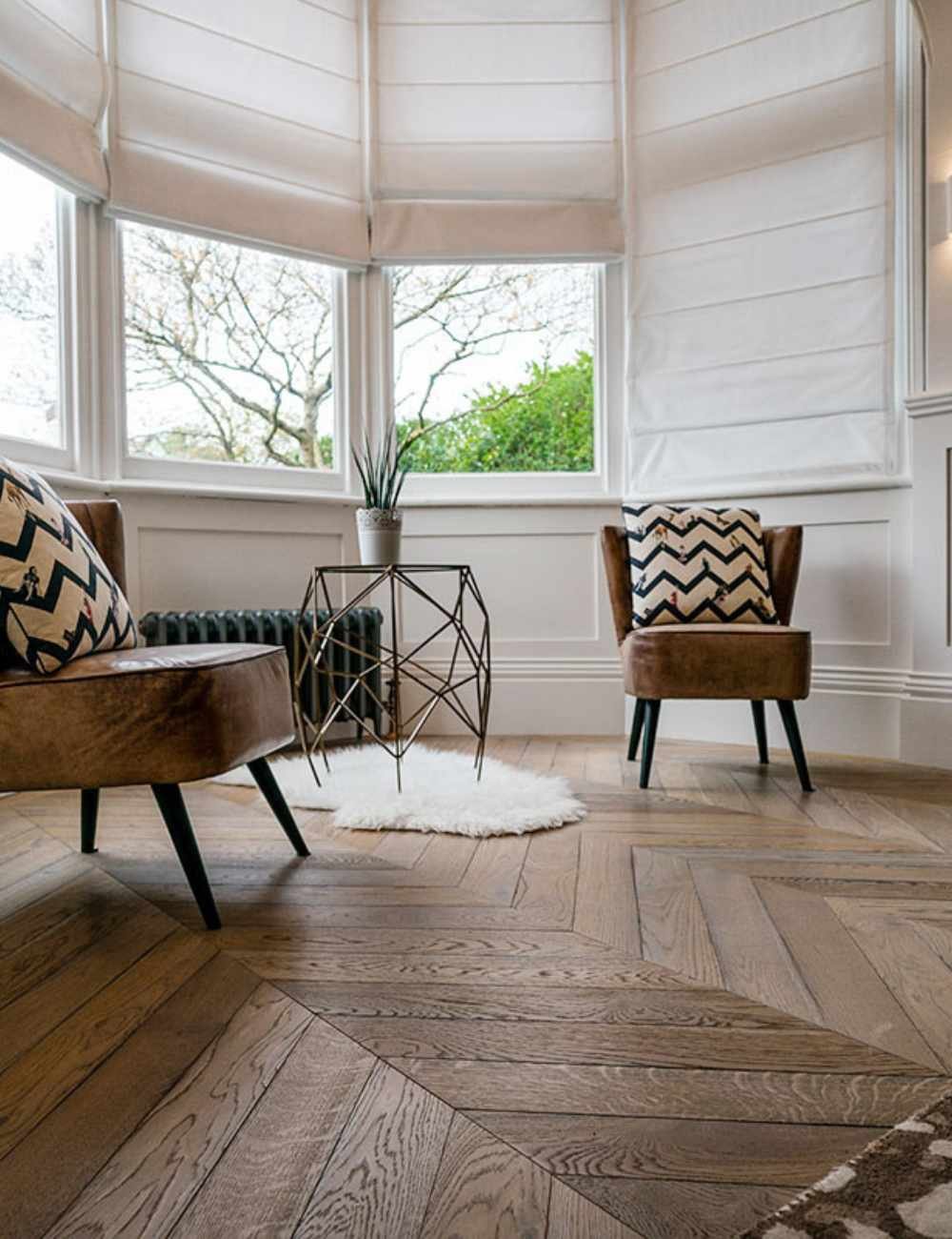 Chevron Engineered Wood Flooring