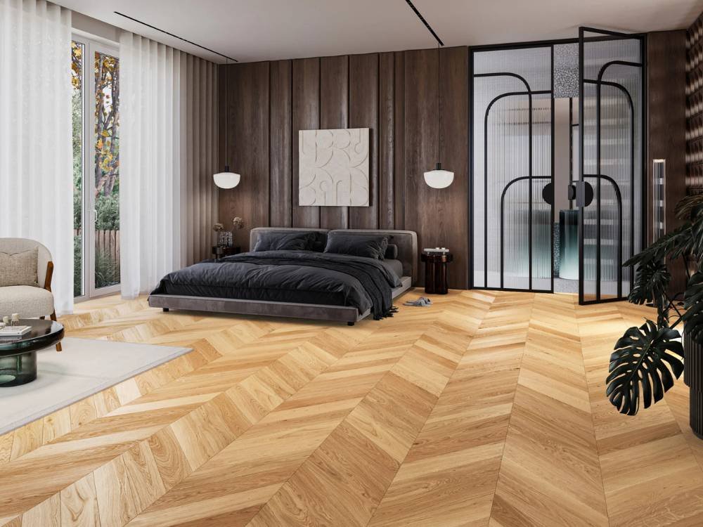 Chevron Engineered Wood Flooring