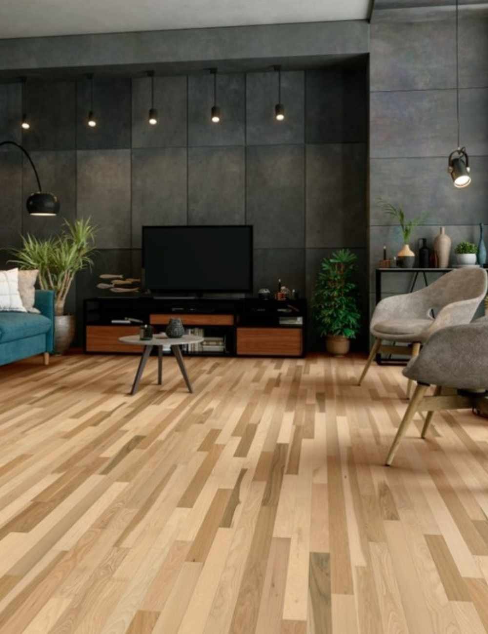 Hickory Engineered Wooden Flooring