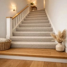 Comfortable sound reducing stair carpet flooring Dubai
