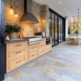 Outdoor Kitchen Flooring Dubai