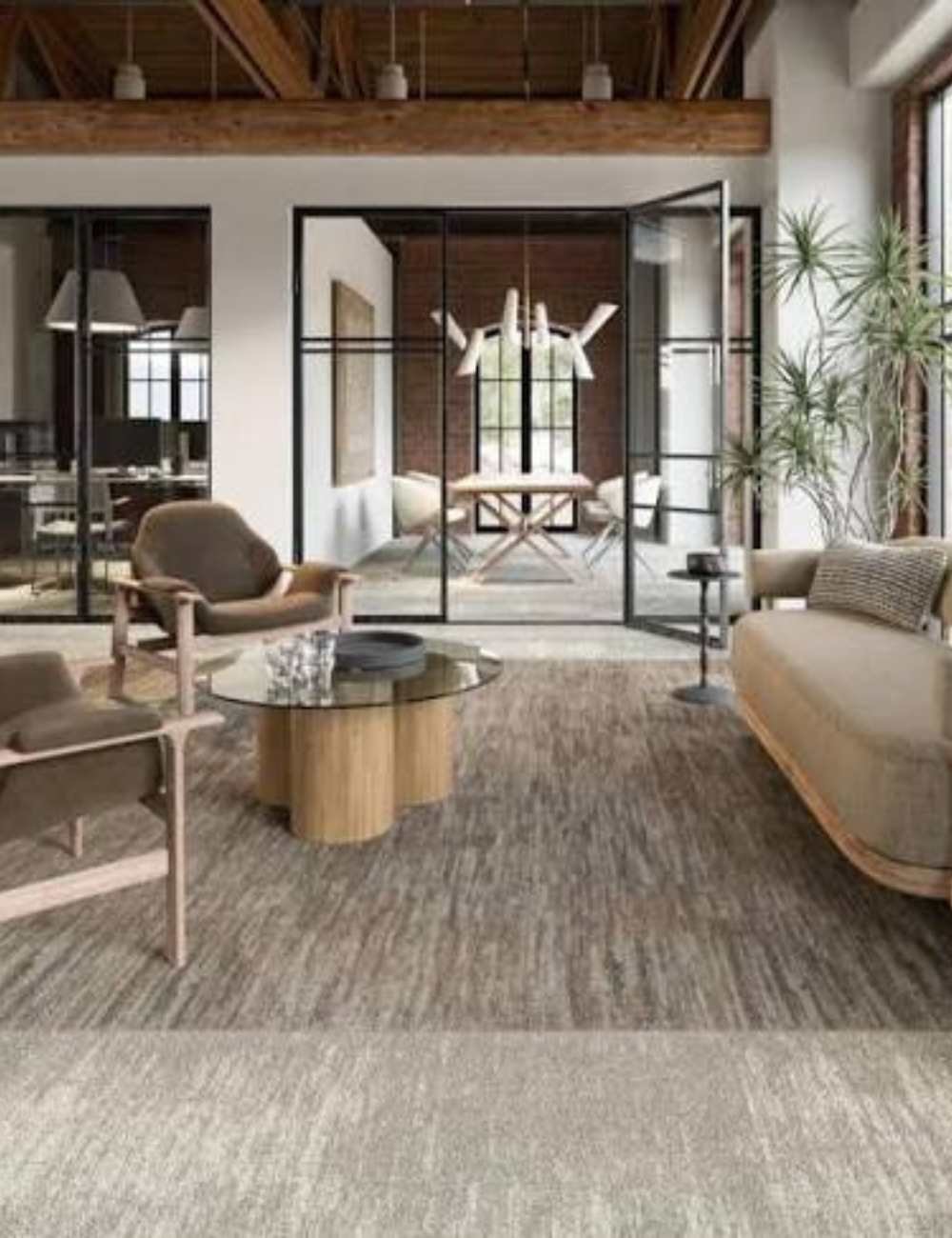 Pattern-Match Carpet Installation