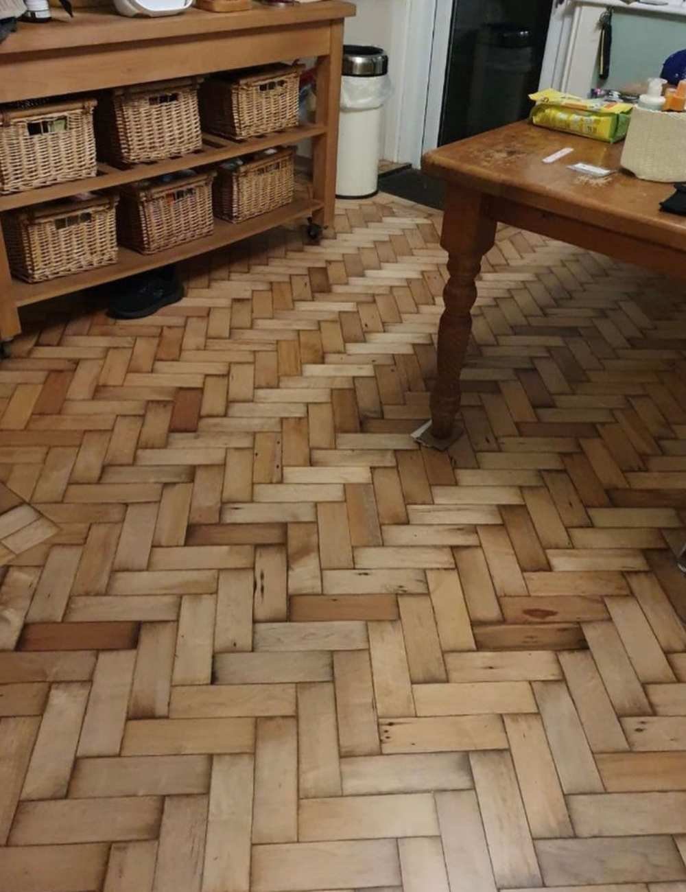 Recalimed Parquet Flooring