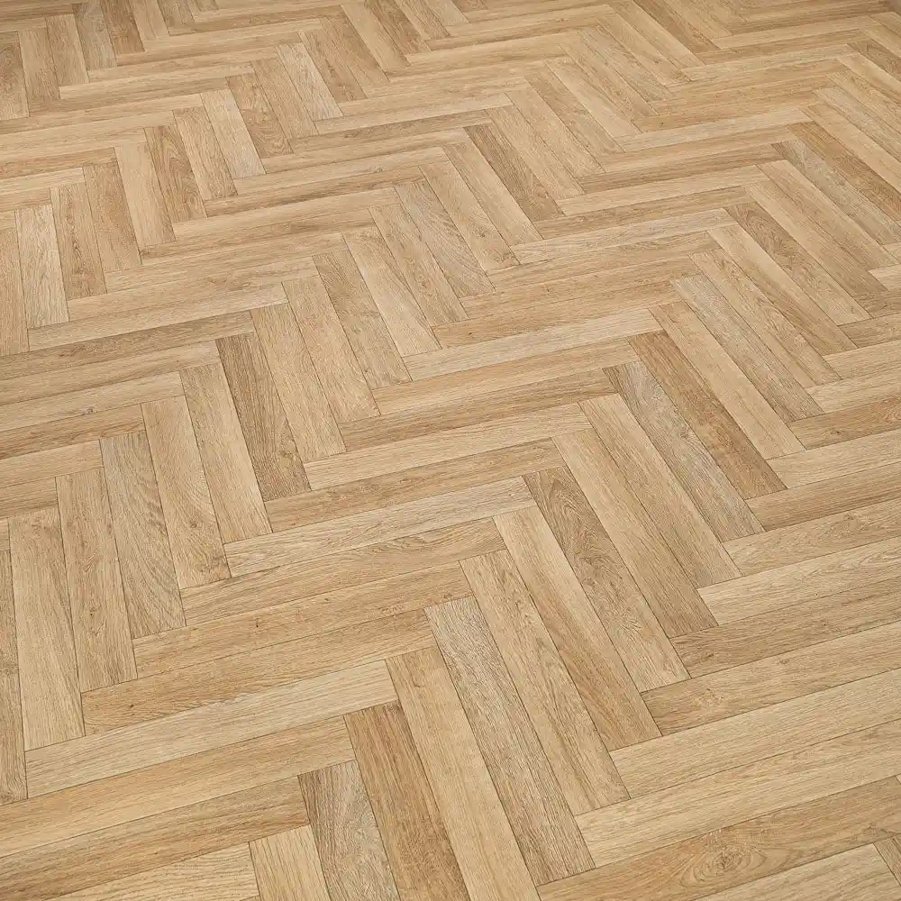 Vintage Herringbone Vinyl Flooring