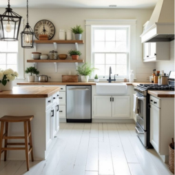 Whitewashed Laminate Flooring