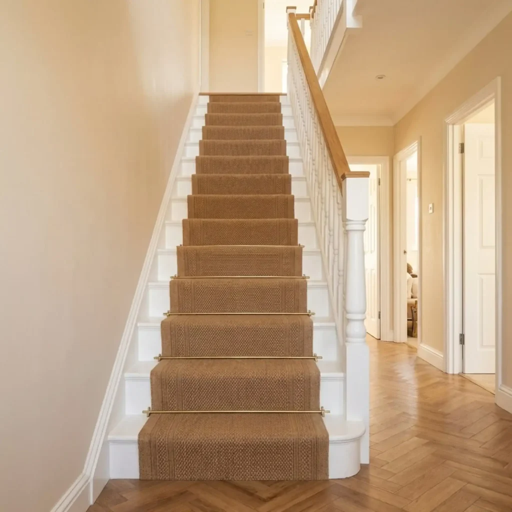 Aztec Beige Stair Runner Carpet