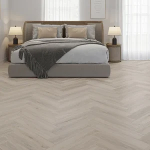Classic Greige Herringbone Click Vinyl