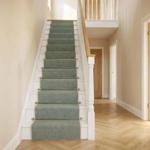 Coastal Green A Stair Runner Carpet