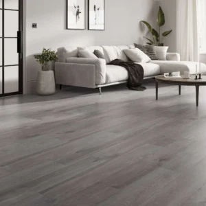 Elderwood Medium Grey Oak 12mm Laminate Flooring