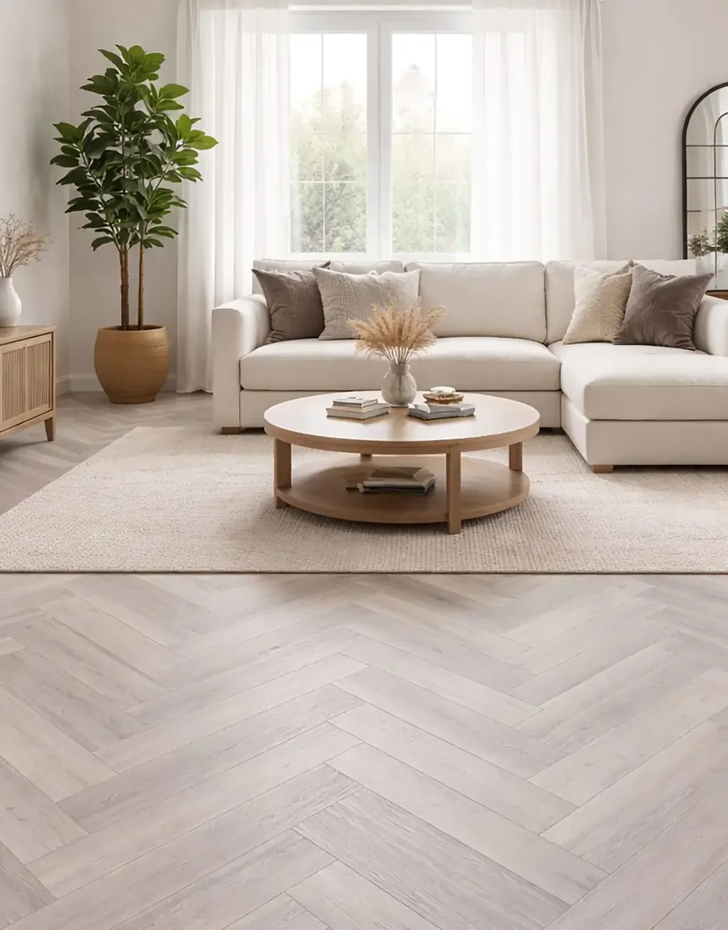 Frosted Oak Laminate Flooring