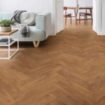 Harlington Medium Oak Herringbone 8mm Laminate Flooring