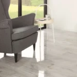 High Gloss Grey Oak 8mm Laminate Flooring