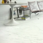 Magnifico Carrara White Marble Vinyl Flooring
