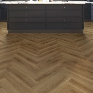 Natural Oak Herringbone Luxury Vinyl Flooring
