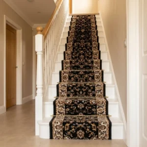 Persian Black Stair Runner Carpet