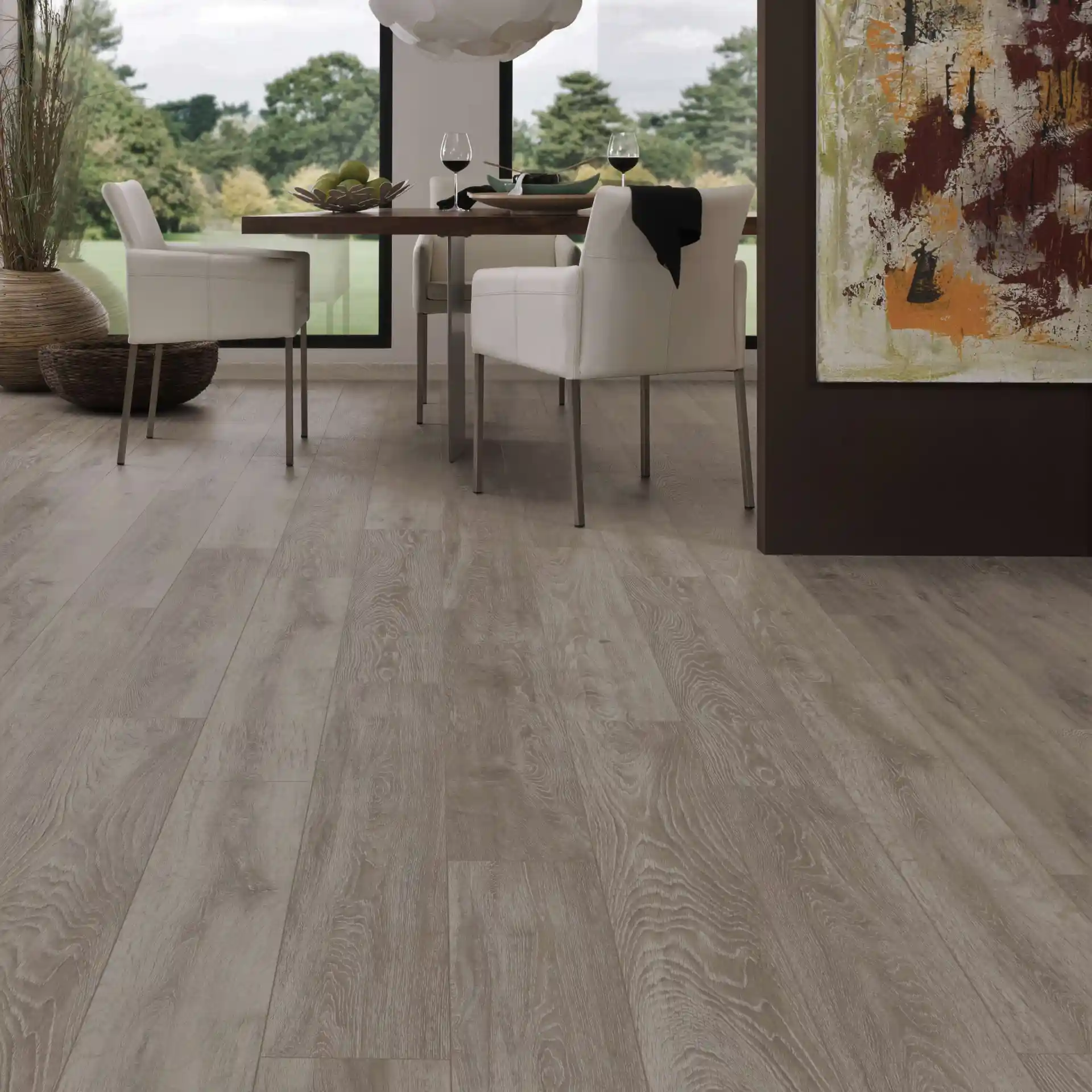 Shimla Grey Oak 8mm Laminate Flooring