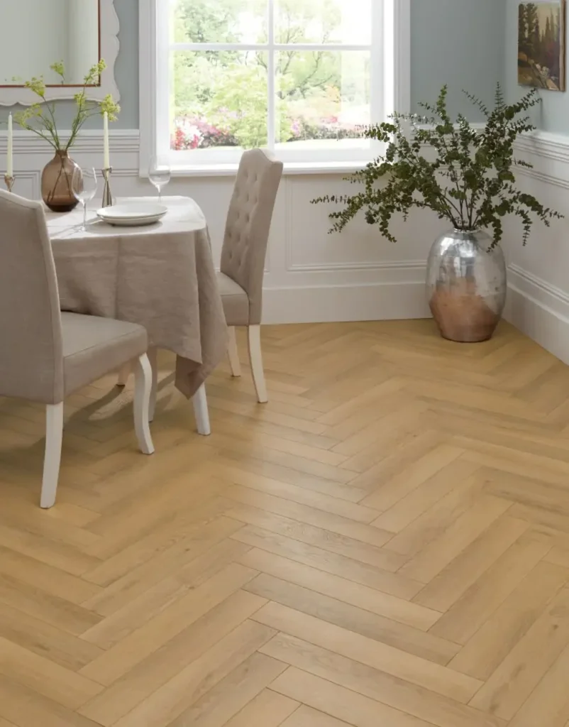 Varenna Herringbone Sundance Oak Laminate Flooring