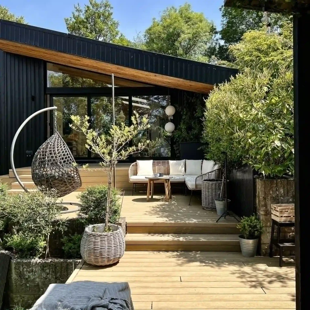 Oak Composite Decking Floor