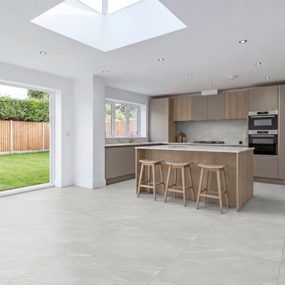 Yorkshire Bianco 80x80cm Matt Porcelain Floor Tile