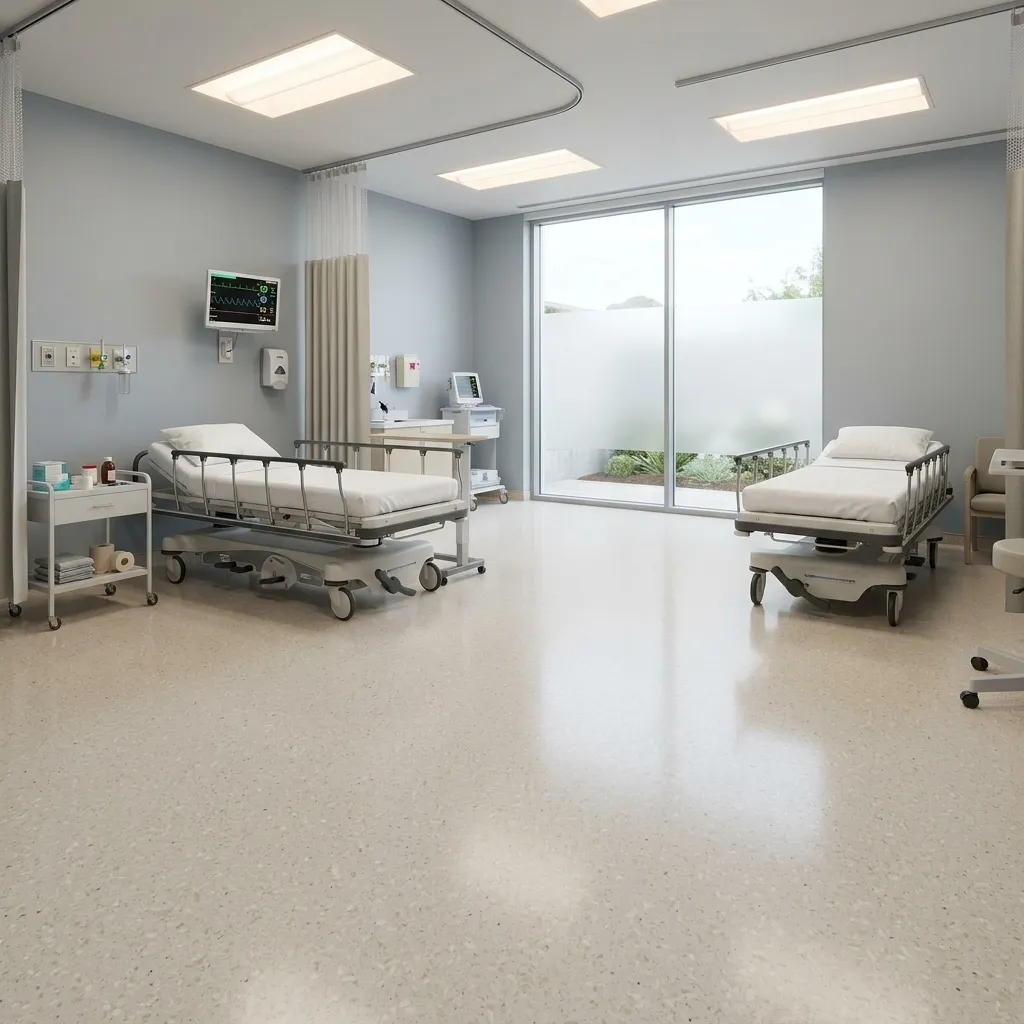 2mm Antibacterial Vinyl Flooring