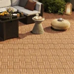 Acacia Wood Waterproof Deck Tiles
